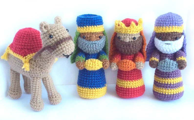 Crochet Nativity Pattern, Amigurumi Nativity Pattern, Christmas Crochet Pattern, Amigurumi Christmas Pattern, Nativity Set, Nativity Craft image 4