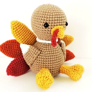 Crochet Turkey Pattern, Crochet Thanksgiving Pattern, Amigurumi Turkey Pattern, Fall Crochet Pattern, Thanksgiving Amigurumi, PDF Tutorial image 4