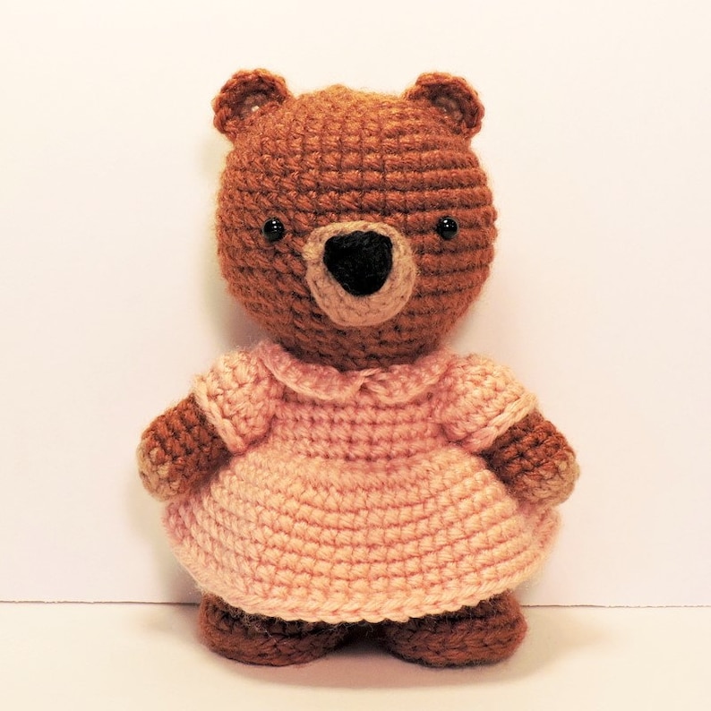 Goldilocks and Three Bears Crochet Toy Pattern (PDF) image 4