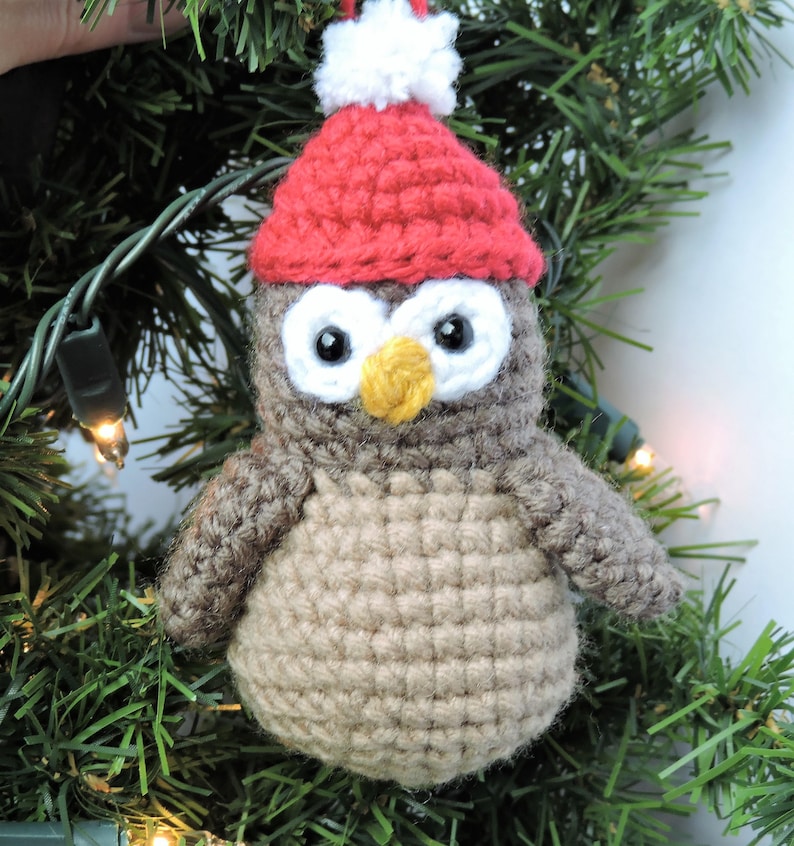 Crochet Christmas Ornament Pattern Woodland Animal Crochet Etsy UK