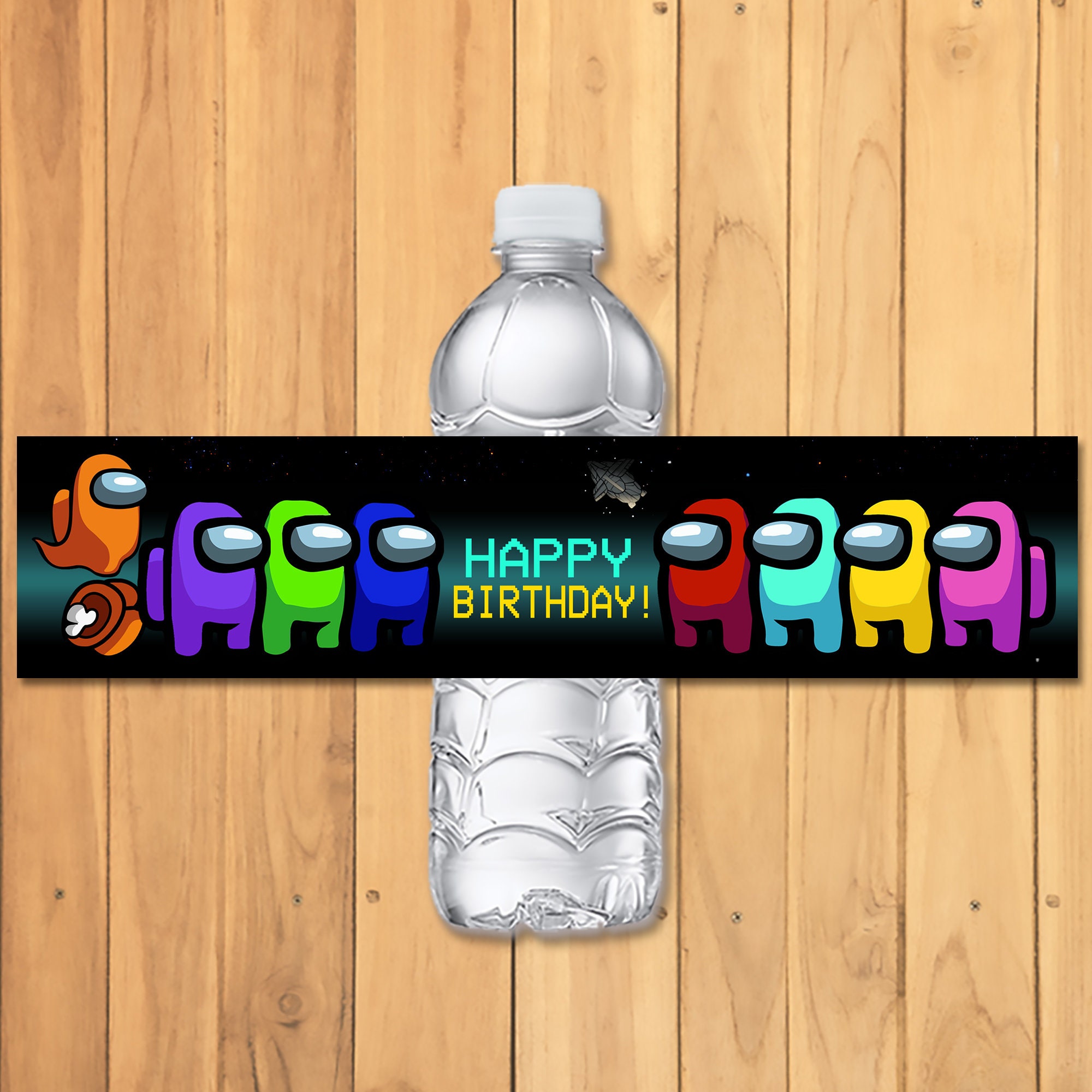 How to make your own water bottle labels at home