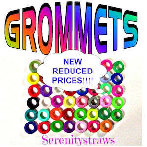 Silicone GROMMETS, 3 Sizes! 5/16&quot;, 3/8&quot; & 1/2&quot;, Food Safe, 40+ Colors!