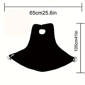 Waterproof Beard Trimming Apron, Hair Catcher To keep sink clean afbeelding 4