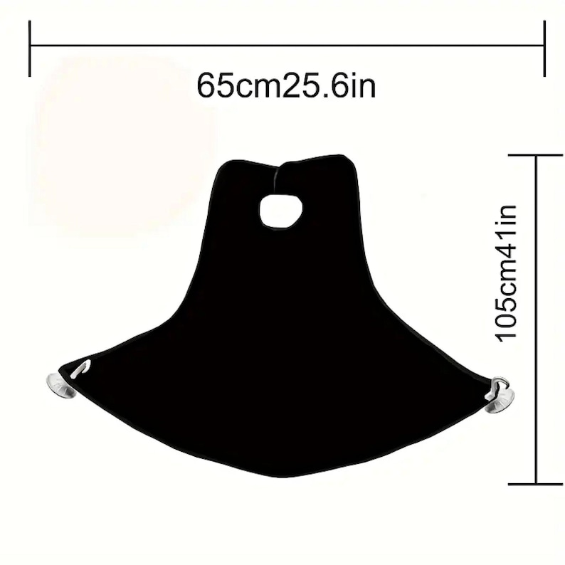 Waterproof Beard Trimming Apron, Hair Catcher To keep sink clean afbeelding 4