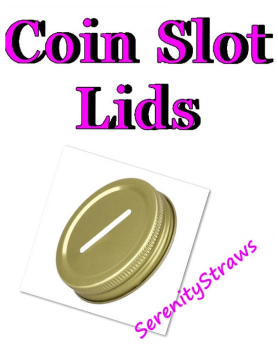 Coin Slot Lids for Mason Jars Reg & Wide Mouth Etsy