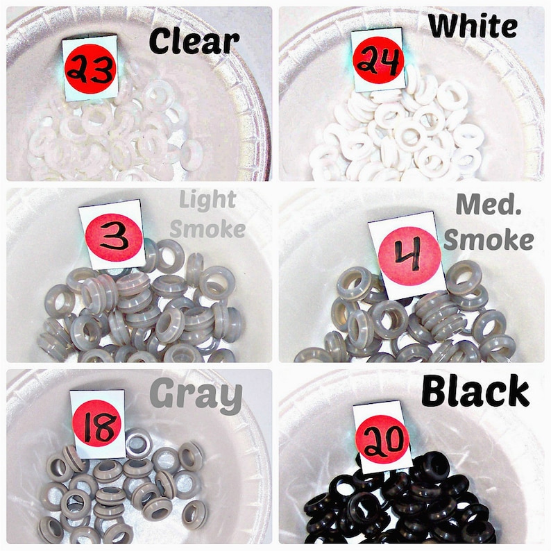 Silicone GROMMETS 3 Sizes 5/16 3/8 & 1/2 Etsy