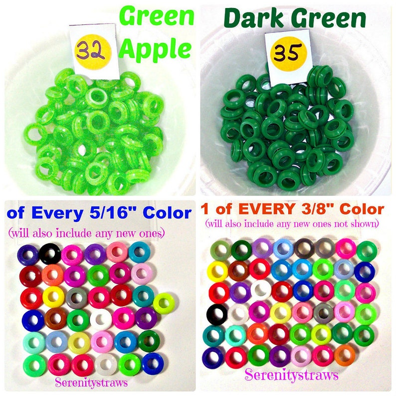 Silicone GROMMETS 3 Sizes 5/16 3/8 & 1/2 Etsy