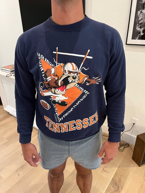 Vintage Tennessee Taz Looney Tunes Crewneck Sweatshirt - Etsy