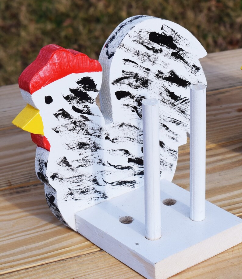 Napkin Holder Wood Chicken Napkin Holder Chicken Napkin Etsy