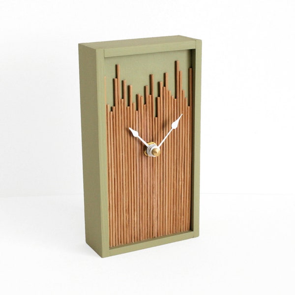 Bamboo Clock Etsy