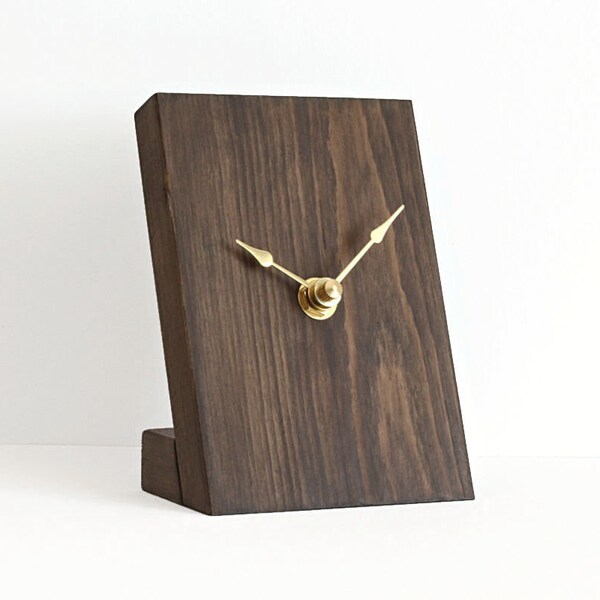 Rustic Desk Clock - Etsy