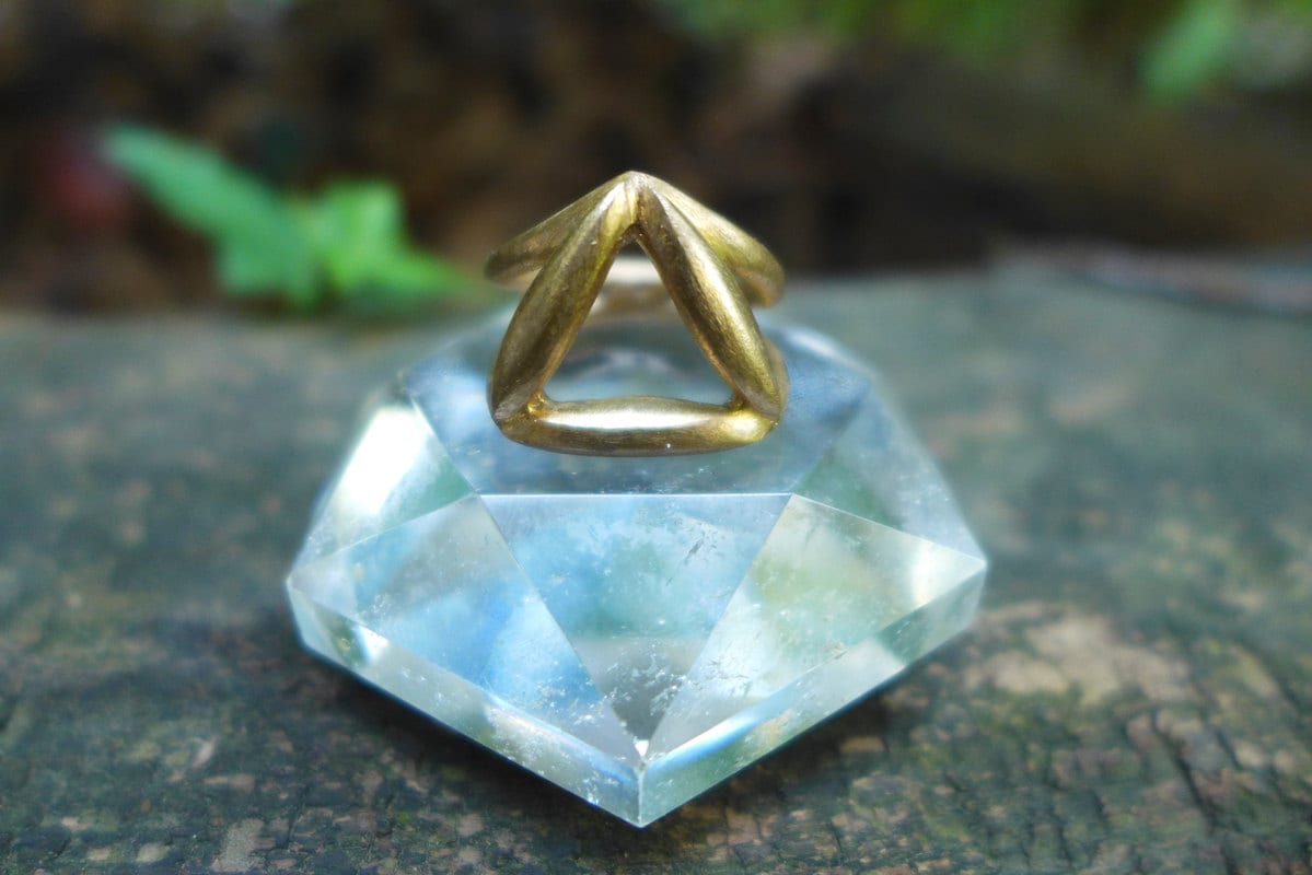 trinity ring etsy
