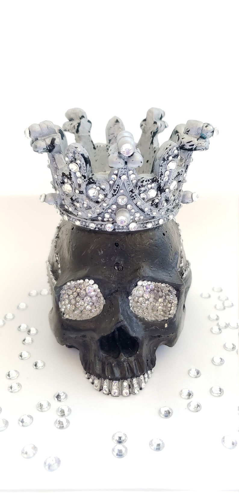 3D jewelled skull