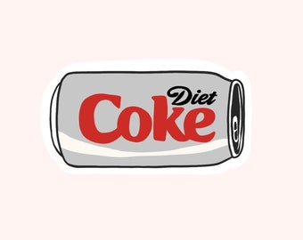 Diet Coke Can Sticker