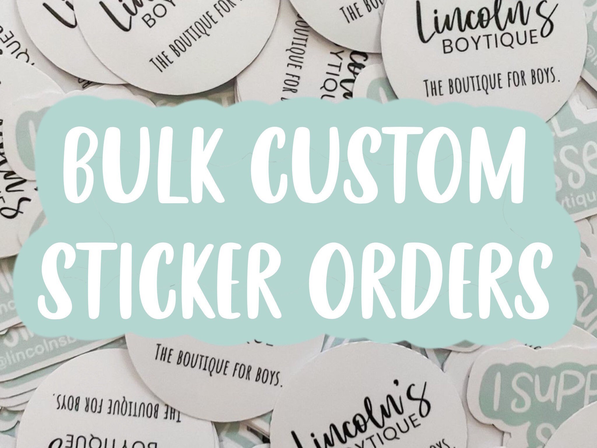 Custom 2024 stickers bulk