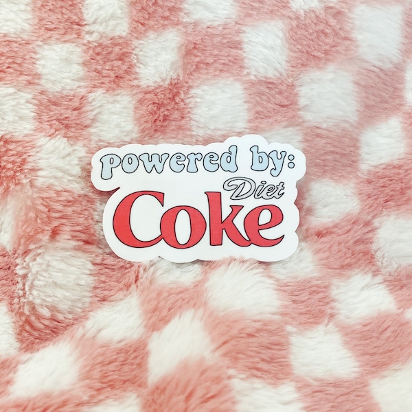 Powered By Diet Coke Sticker