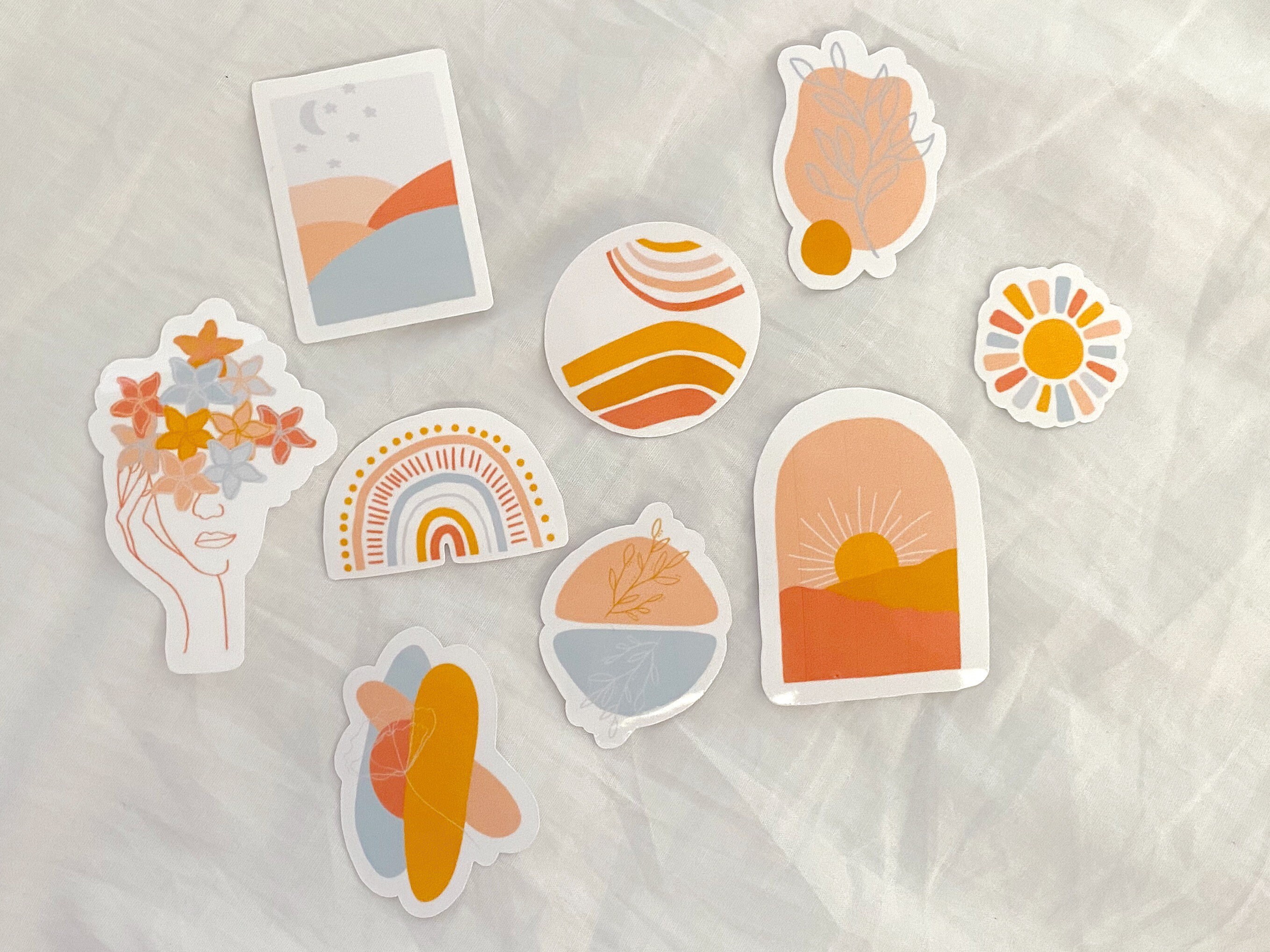 Abstract Sticker Pack - Etsy