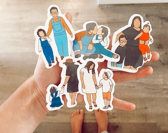 Custom Sticker | Friends | Family | Pet | Mom | Dad | Teacher | Coach