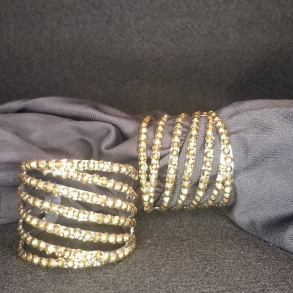 Bling Napkin Rings Etsy