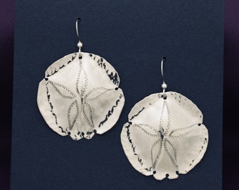 Sand dollar earrings