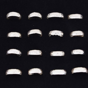 6mm hammered bands