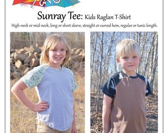 HarriStar SunRay Tee and Tunic- Pdf Pattern