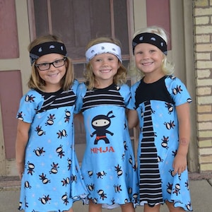 HarriStar Kids Interstate Dress- PDF Sewing Pattern