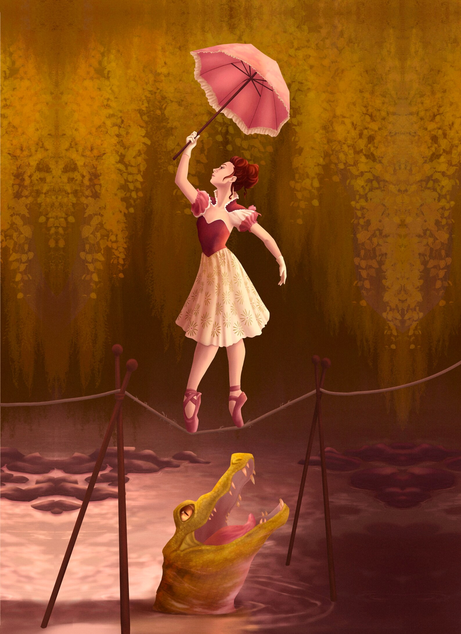 Haunted mansion sally slater print stretching room portrait