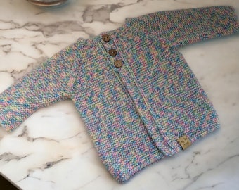 Knitted Cardigan | Baby Cardigan | Baby Clothing | Handmade Children's Clothing | Baby Shower | Christening | Newborn | Gift | Mum to be