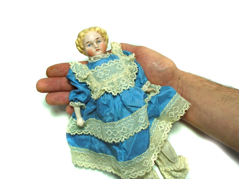 Antique German Porcelain Doll Hertwig dollhouse doll Etsy