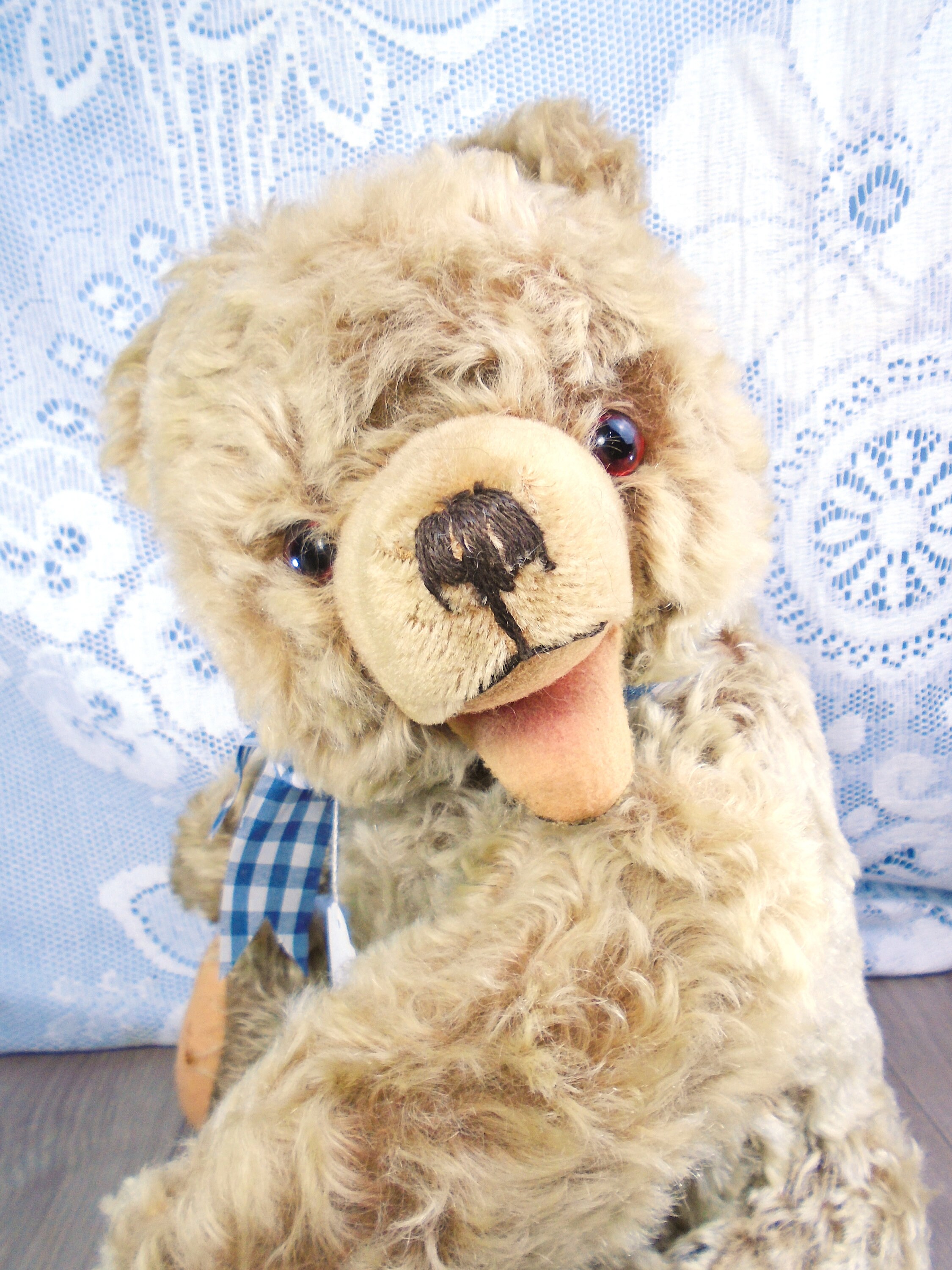 large pink poodle stuffed animal