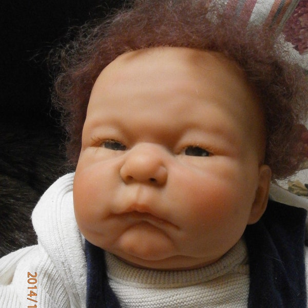 Reborn doll, Berenguer "Tom Junior" Lifelike ,reworked custom,   21.6" - 55 cm, 3.5 kg , real life doll, reborn baby