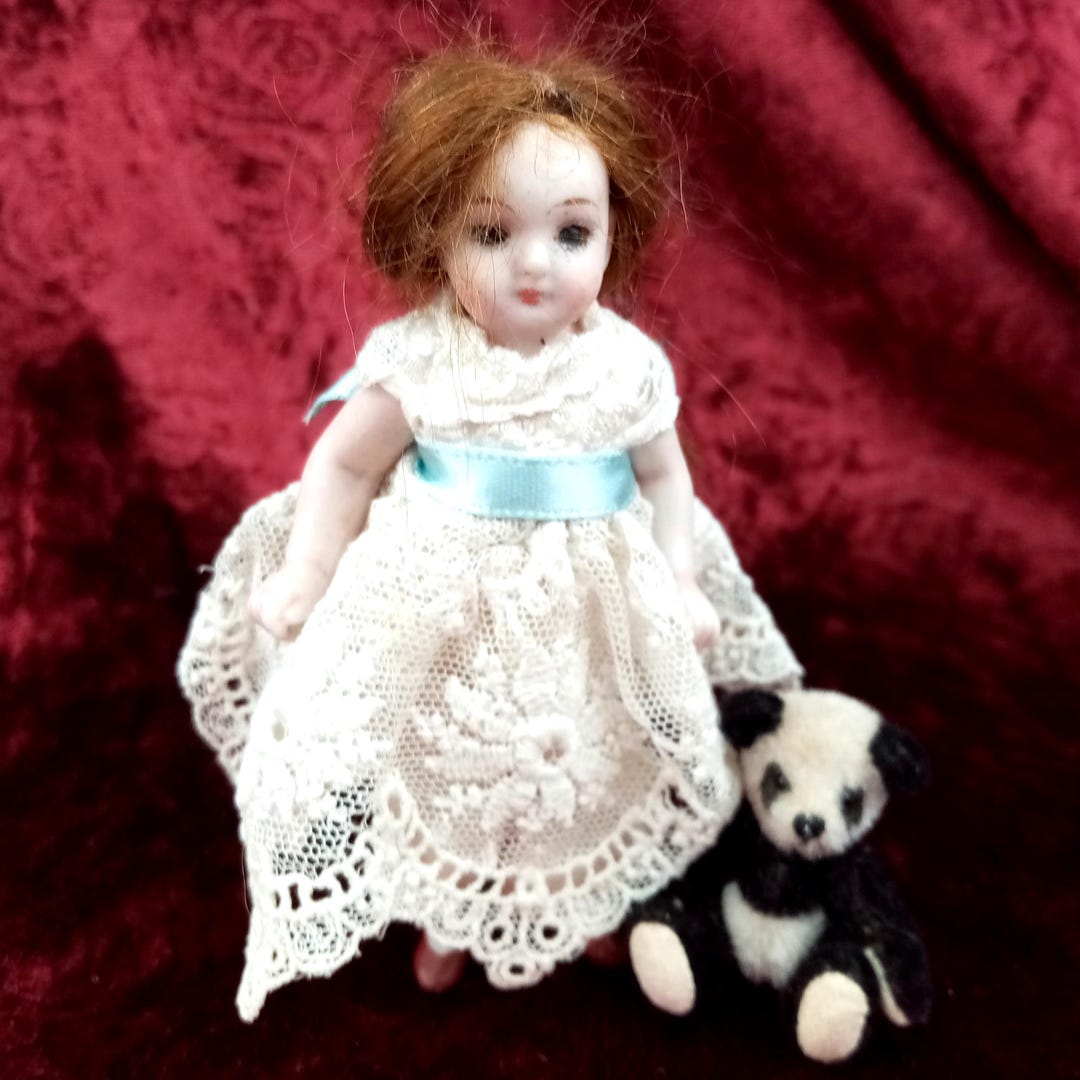 Poupée Ancienne MIGNONNETTE Allemande - 22 Cm - Porcelaine Et Composite - Années 1900