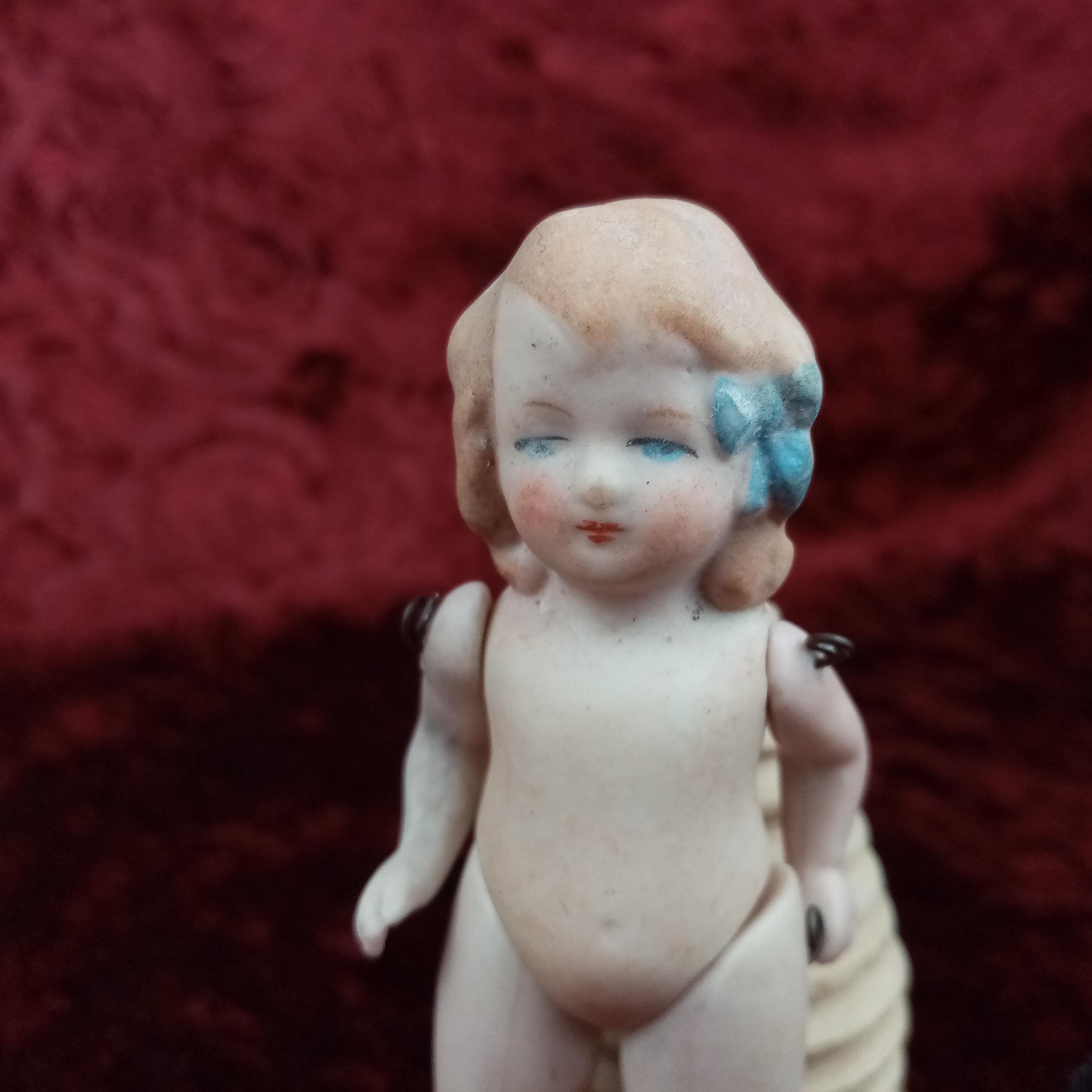 Tiny german bisque antique doll - Etsy 日本
