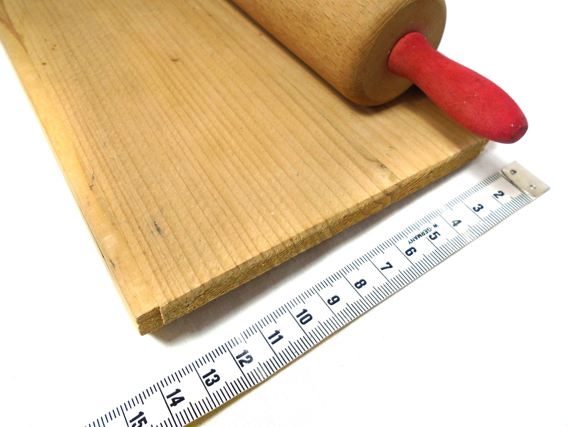 Vintage Children Rolling Pin and Board Wooden Cooking and Etsy