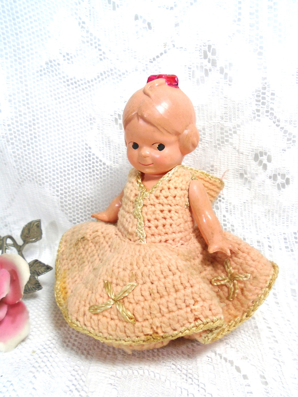 Antique Turtle mark doll antique German celluloid doll | Etsy