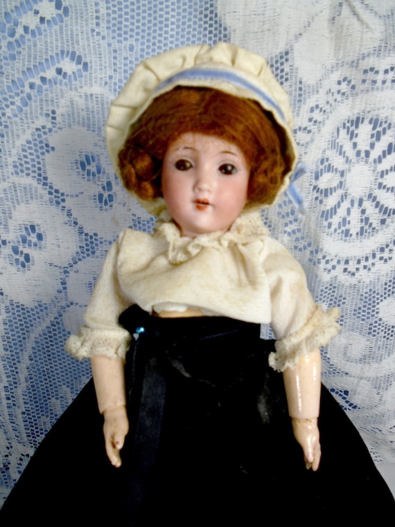 ancienne poupée tête porcelaine biscuit HEUBACH KOPPELSDORF