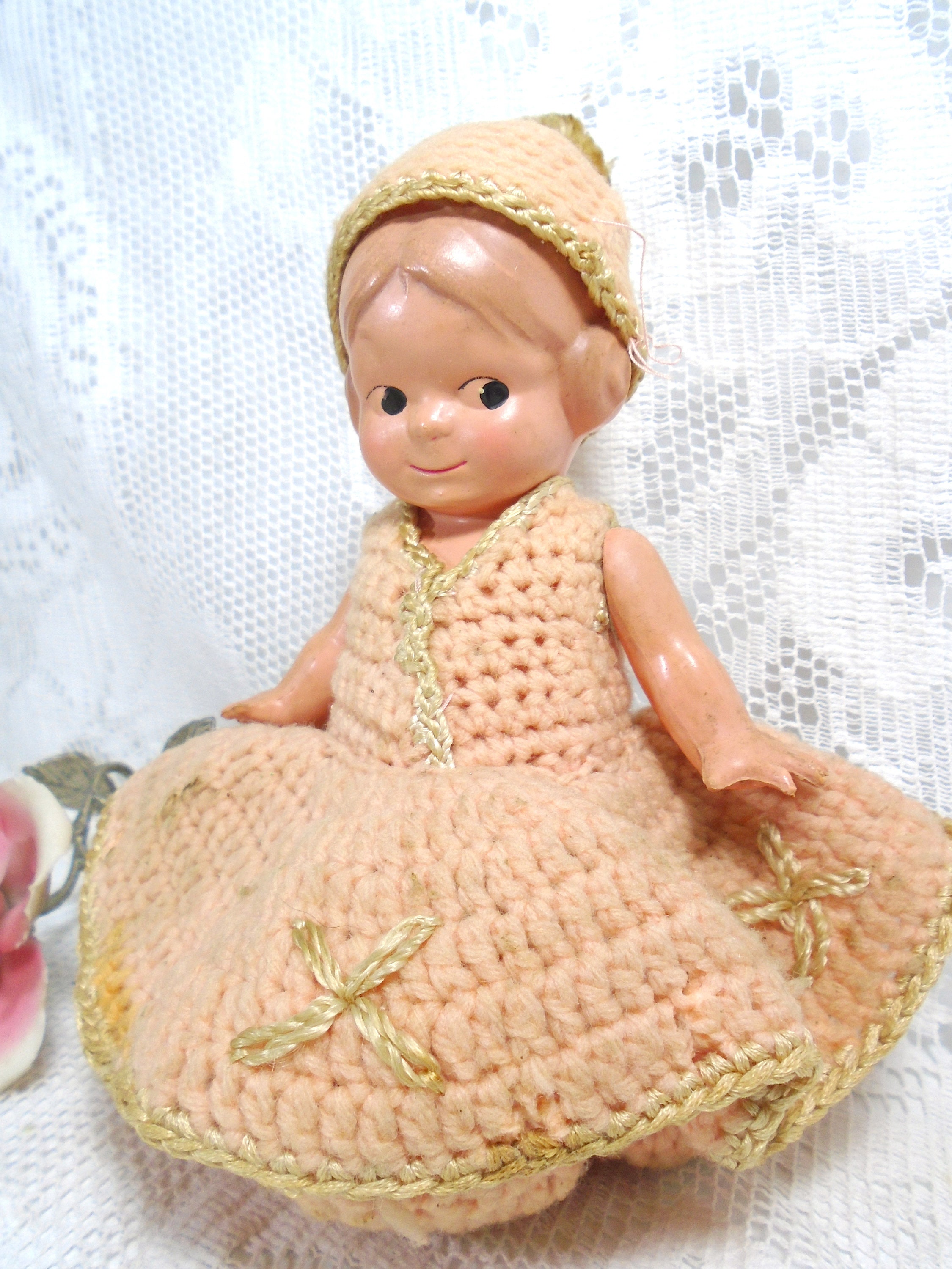 Antique Turtle mark doll antique German celluloid doll Etsy