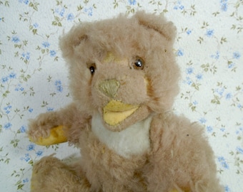 Vintage Steiff Teddy Zotty, small teddy bear, soft cute teddy, Steiff Zotty, Germany, 18,5cm / 7.2", German Teddy