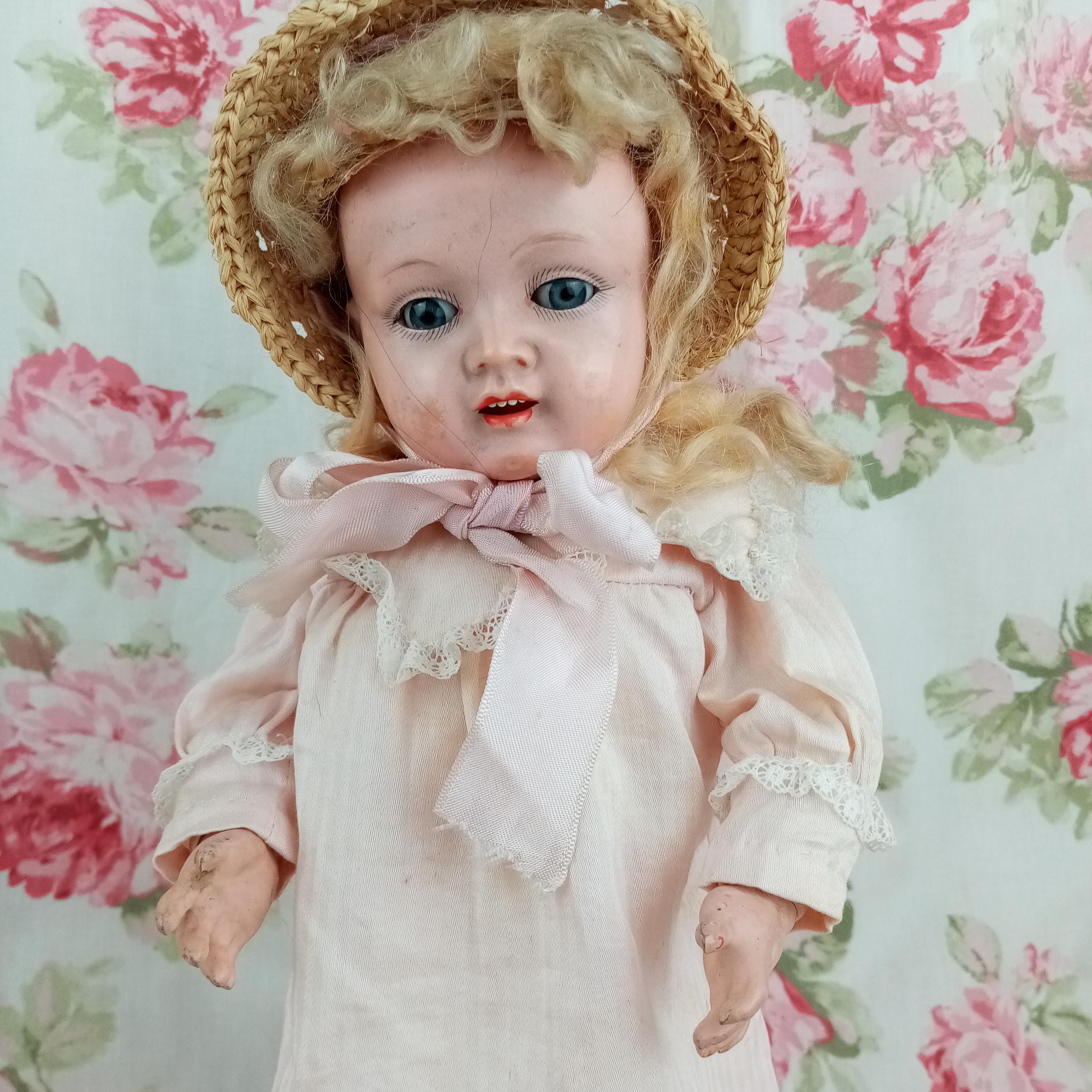 カマー&ラインハルト アンティークドール ミニョネ アンティーク カマー ラインハルト 717 人形、セルロイド人形、ドイツ