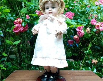 アンティーク カマー ラインハルト 717 人形、セルロイド人形、ドイツ