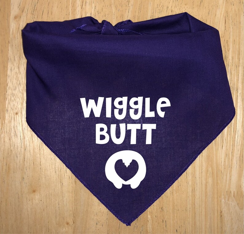 Pet Dog Tie Triangle Bandana Wiggle Butt