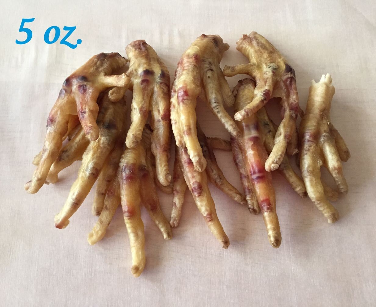 5 Ounces Yummy Chicken Feet Dehydrated All Natural | Etsy