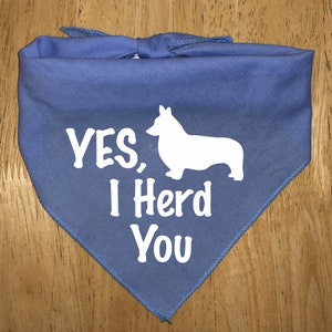 Yes, I Herd You - Pet Dog Tie Triangle Bandana