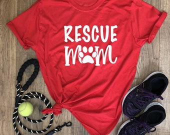 Dog Mom T Shirt | Women Dog T Shirt | Gift for Dog Mom | Dog Mom Tee | Fur Mama Shirt | Dog Lover Shirt | Rescue Mom | Dog Shirt