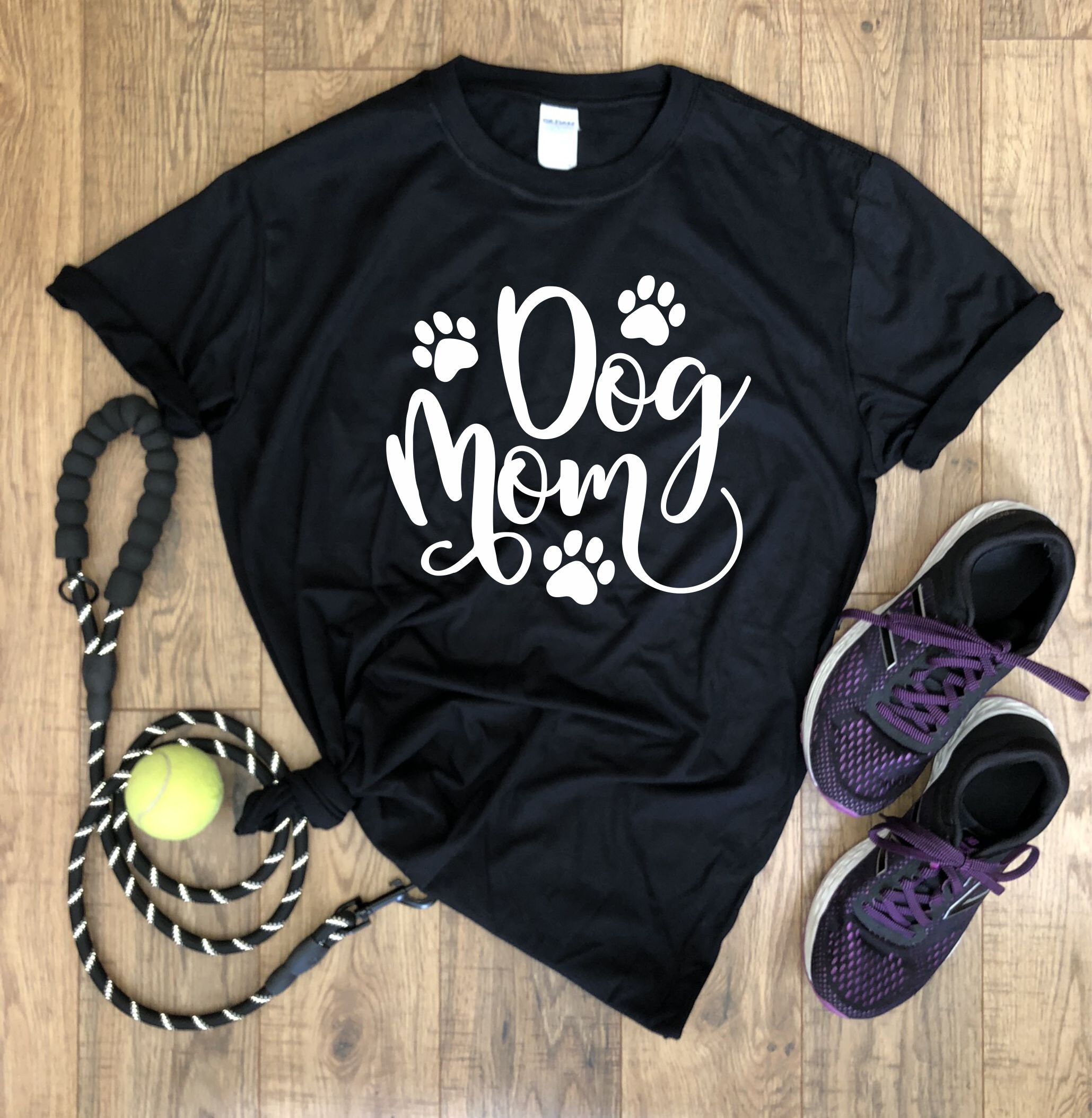 Dog Mom T Shirt Women Dog T Shirt Gift for Dog Mom Dog Etsy