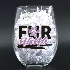 15 of 21 Ounces Stemless Wine Glass - Fur Nana