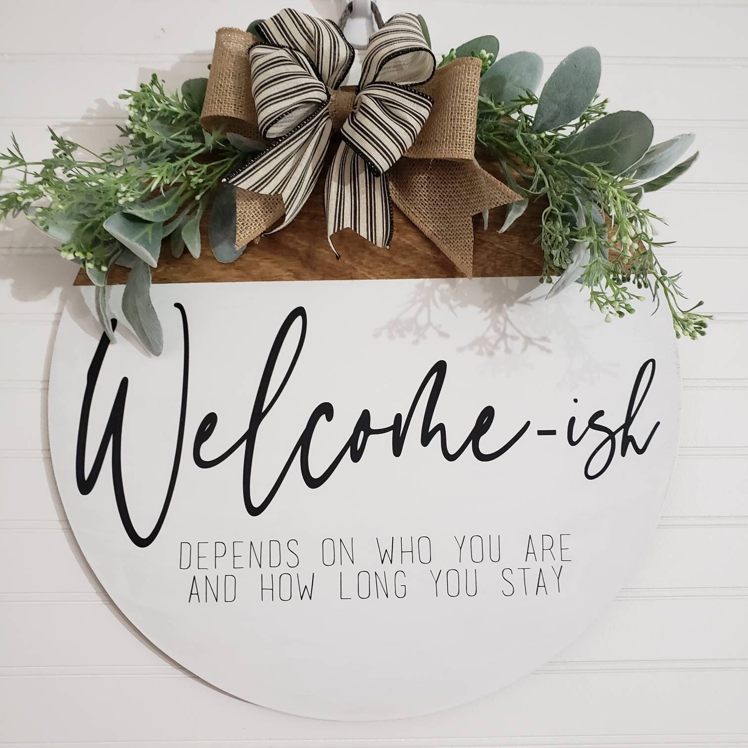 WELCOME-ISH. Depends on who you are and how long you're | Etsy