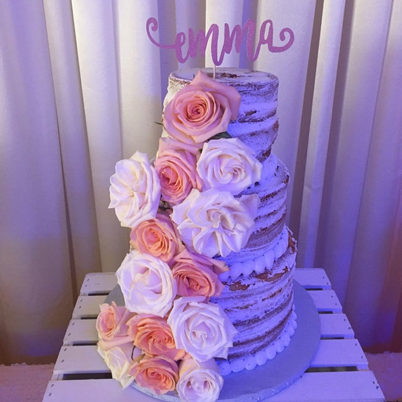 cardstock cake topper