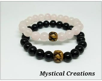 Brown Agate Fehu Rune Bracelet Viking Rune Bracelet Viking - 